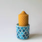 6" Beeswax Herb Pillar Candles