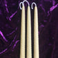 7" Beeswax Herb Spiral Taper Candles