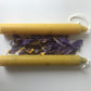 6" Beeswax Herb Taper Candles Meditation/Intention
